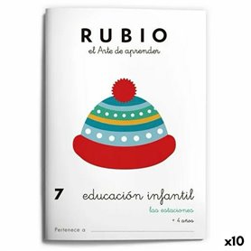 Carnet de notes sur l'éducation de la petite enfance Rubio Nº7 A5 Espagnol (10 Unités)