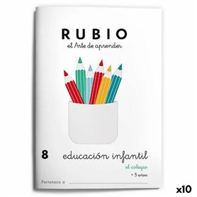 Carnet de notes sur l'éducation de la petite enfance Rubio Nº8 A5 Espagnol (10 Unités)