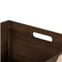 Set de boîtes décoratives Marron Naturel Bois de paulownia 44 x 31 x 18 cm (3 Pièces)