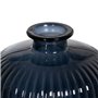 Vase Bleu verre recyclé 15 x 15 x 23 cm