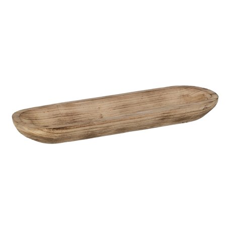 Centre de Table Beige Bois 49 x 15 x 4