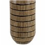 Vase Noir Beige Bambou 23 x 23 x 50 cm