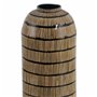 Vase Noir Beige Bambou 23 x 23 x 50 cm