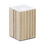 Bougeoir Beige Bambou Bois MDF 10