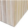 Bougeoir Beige Bambou Bois MDF 10,5 x 10,5 x 16 cm