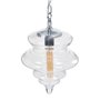 Suspension Argenté Métal Verre 40 W 220-240 V 28 x 28 x 36 cm Moderne