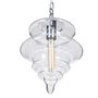 Suspension Argenté Métal Verre 40 W 220-240 V 28 x 28 x 36 cm Moderne