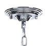 Suspension Argenté Métal Verre 40 W 220-240 V 28 x 28 x 36 cm Moderne