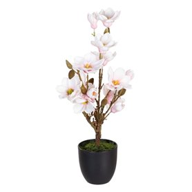 Plante décorative Polyester Polyéthylène Fer 30 x 30 x 60 cm Magnolia