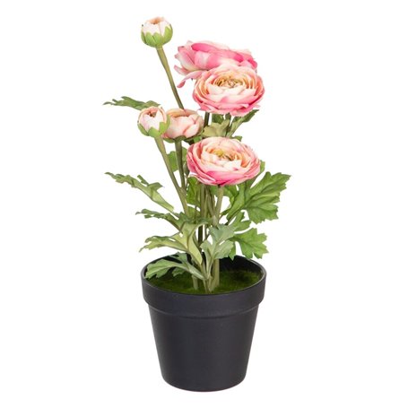 Plante décorative Polyester Polyéthylène Fer Fleur 12