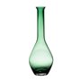 Vase Vert verre 10 x 10 x 27