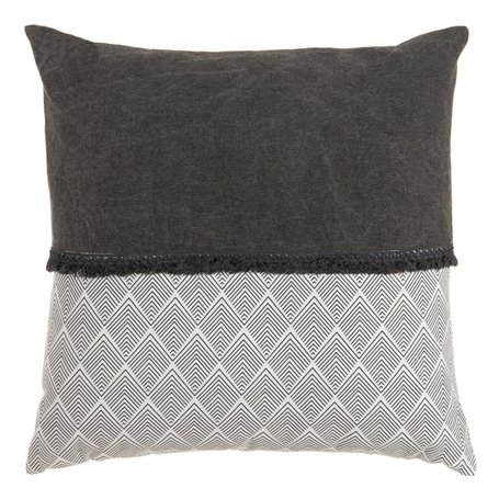 Coussin Blanc Gris 60 x 60 cm