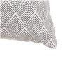 Coussin Blanc Gris 60 x 60 cm