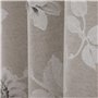 Rideau Gris Fleurs 140 x 260 cm