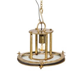 Suspension Bronze Verre Fer 40 W 240 V 35 x 35 x 28 cm Moderne