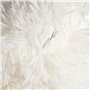 Coussin Blanc Poil 45 x 45 cm