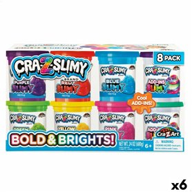 Pâte à modeler en argile Cra-Z-Art Bold&Brights (6 Unités) Slime