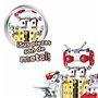 Set de construction Colorbaby Smart Theory 262 Pièces Robot (6 Unités)