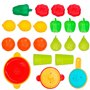 Set de jouets alimentaires AquaSport Linge et ustensiles de cuisine 24 Pièces (9 Unités)