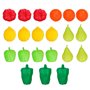 Set de jouets alimentaires Colorbaby 21 Pièces (10 Unités)