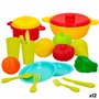 Set de jouets alimentaires Colorbaby Linge et ustensiles de cuisine 20 Pièces (12 Unités)