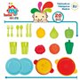 Set de jouets alimentaires Colorbaby Linge et ustensiles de cuisine 20 Pièces (12 Unités)