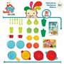 Set de jouets alimentaires Colorbaby Linge et ustensiles de cuisine 31 Pièces (6 Unités)