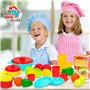 Set de jouets alimentaires Colorbaby Linge et ustensiles de cuisine 31 Pièces (6 Unités)