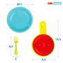 Set de jouets alimentaires Colorbaby Linge et ustensiles de cuisine 33 Pièces (12 Unités)