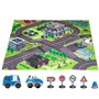 Tapis de jeu Speed & Go Accessoires Voitures Route Tissu Plastique (6 Unités)