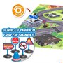 Tapis de jeu Speed & Go Accessoires Voitures Route Tissu Plastique (6 Unités)