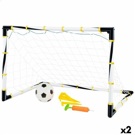 Cage à Foot Colorbaby Pliable 100 x 70 x 70 cm (2 Unités)