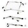 Cage à Foot Colorbaby Pliable 100 x 70 x 70 cm (2 Unités)