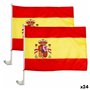 Porte-drapeau pour voiture Colorbaby 45 x 30 cm Espagne 2 Pièces 24 Unités