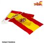 Porte-drapeau pour voiture Colorbaby 45 x 30 cm Espagne 2 Pièces 24 Unités