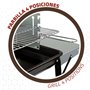 Roues de barbecue au charbon de bois Aktive Métal émaillé 90 x 85 x 32 cm Noir