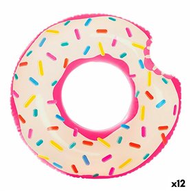 Roue gonflable Intex Donut Rose 107 x 99 x 23 cm (12 Unités)