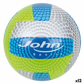 Ballon de Volleyball John Sports 5 Ø 22 cm (12 Unités)