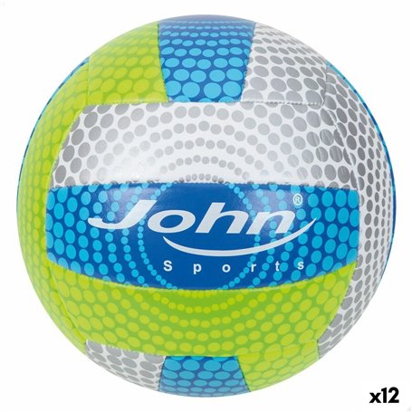 Ballon de Volleyball John Sports 5 Ø 22 cm (12 Unités)