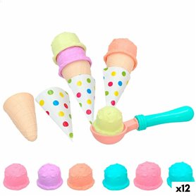 Set de jouets alimentaires Colorbaby Glace 17 Pièces (12 Unités)