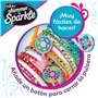 Kit de création de bracelets Cra-Z-Art Shimmer 'n Sparkle Plastique (4 Unités)