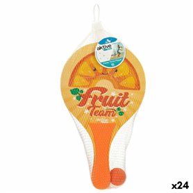 Raquettes de Plage avec Balle Aktive Summer Fruits Bois 18