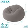 Fauteuil gonflable Intex Gris 107 x 69 x 104 cm (6 Unités)