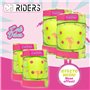 Set de protection sportive Colorbaby Neon Cali Vibes Jaune (4 Unités)