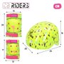 Set de protection sportive Colorbaby Neon Cali Vibes Jaune (4 Unités)