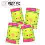 Set de protection sportive Colorbaby Neon Cali Vibes Jaune (4 Unités)