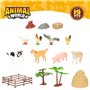 Figurines d'animaux Colorbaby 19 Pièces Ferme Plastique 13 x 8 x 3 cm (6 Unités)