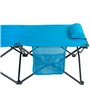 Lit pliant Aktive Bleu Camping 178 x 62 x 38 cm 178 x 38 x 62 cm (2 Unités)