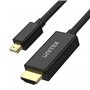 Adaptateur Mini Display Port vers HDMI Unitek V1152A Noir 2 m