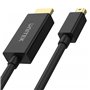 Adaptateur Mini Display Port vers HDMI Unitek V1152A Noir 2 m